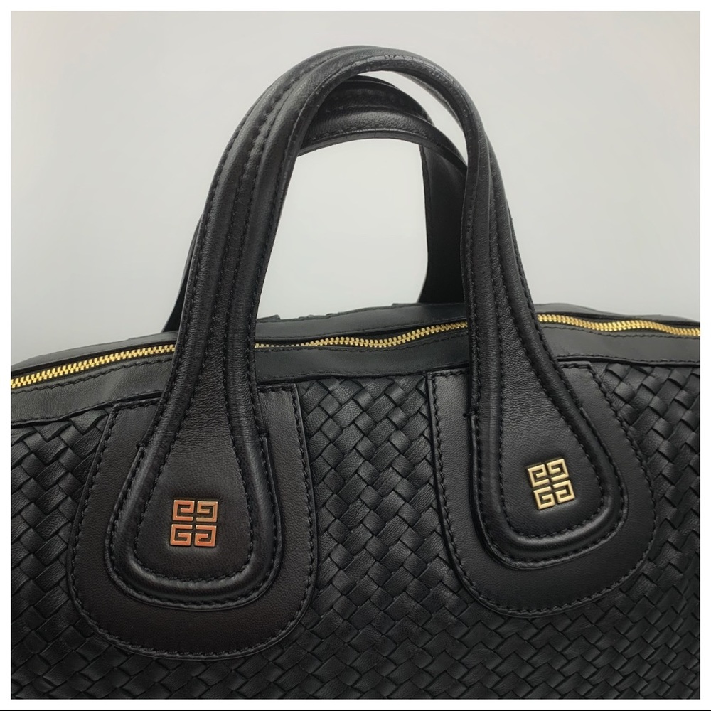GIVENCHY Nightingale Satchel Woven Leather - Picture 5 of 17
